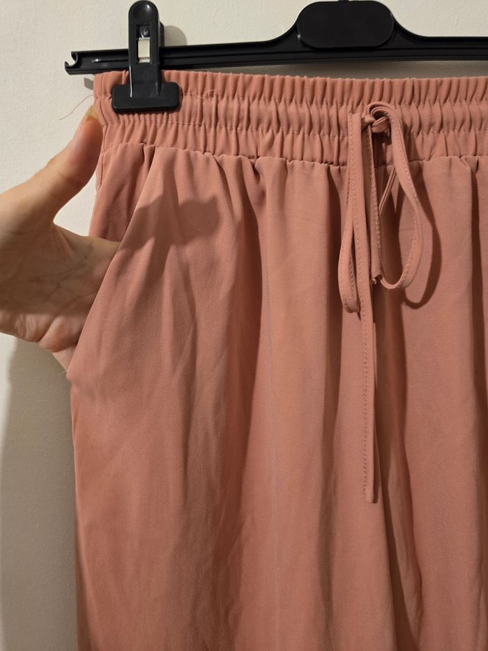 Pantalon Fluide Pull & Bear Rose - photo numéro 3