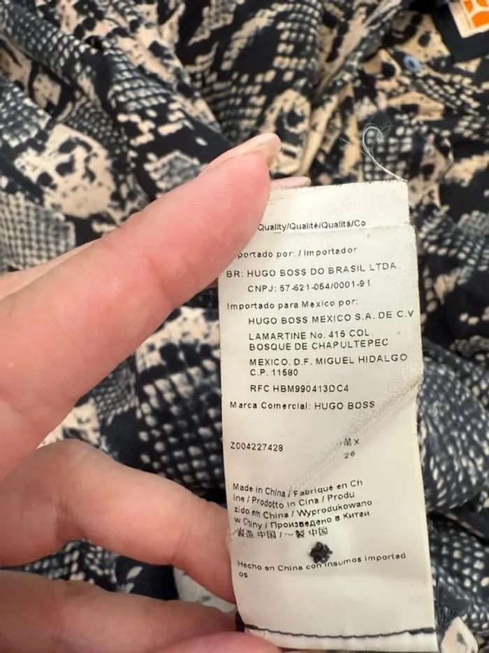 Robe en soie Boss Orange léopard femme taille 38 comme neuve - photo numéro 10