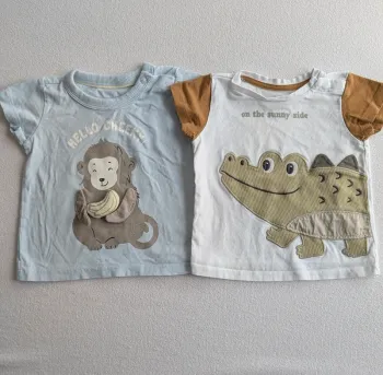 Lot 2 tee shirt c&a 6 mois