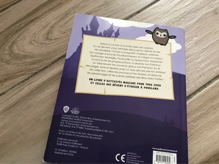Livre Harry potter le Livre d'activités de Poudlard - photo numéro 10