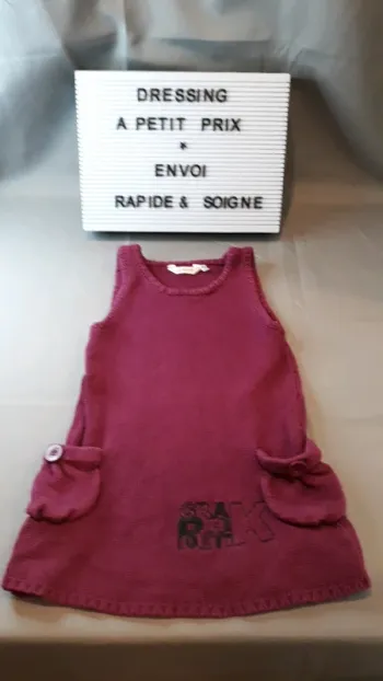 Robe sans manche 5 ans