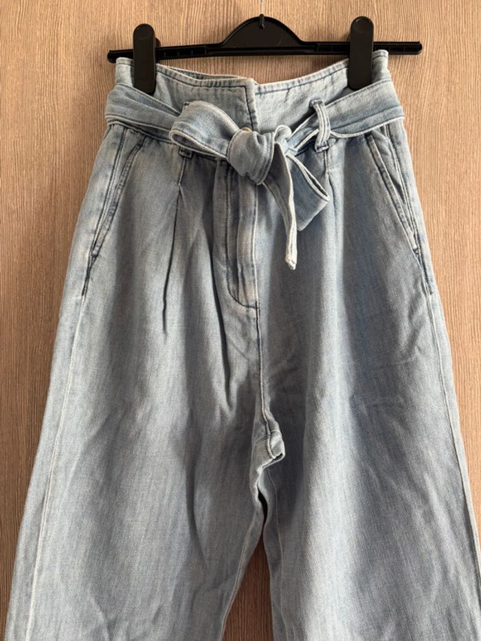 💙 très beau pantalon taille haute - Sisley - T36 - photo numéro 2