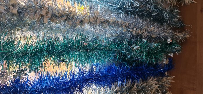 🎄 7 guirlandes bleu 🎄