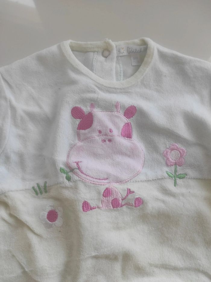 Lot de 3 pyjamas velours fille 9 mois 71 cm kiabi - photo numéro 7