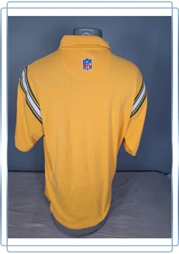 Polo NFL Green Bay Packers  – Reebok – Vintage – Taille L - full broderie (569) - photo numéro 8