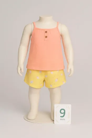 Ensemble bébé fille 9 mois