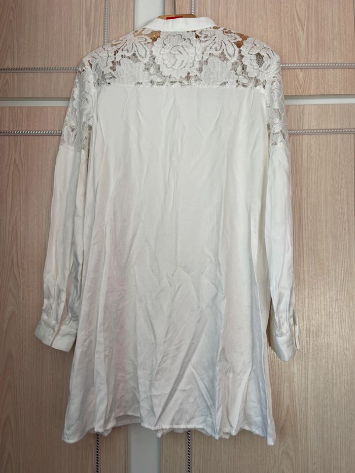Robe shein 12 ans manches longues détail dentelle - photo numéro 2