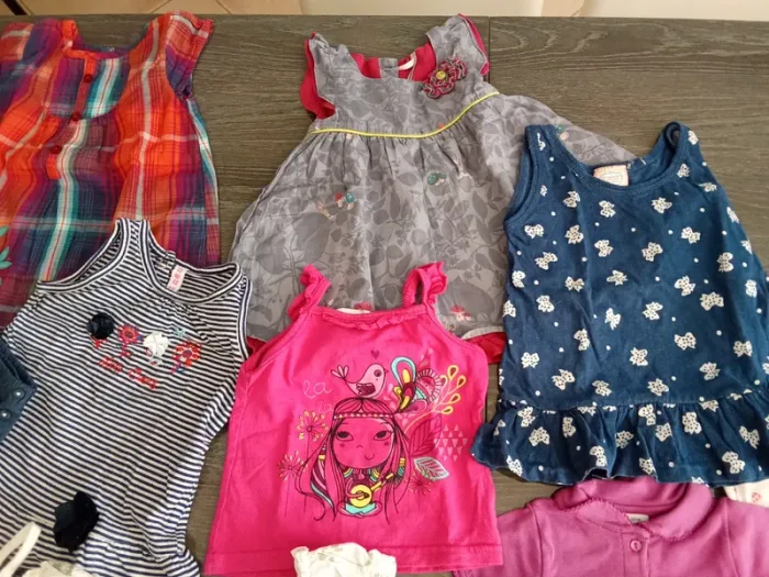 Lot vêtements fille été 6 mois - photo numéro 6