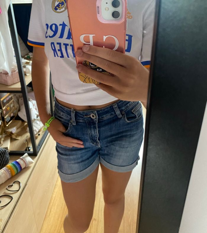 Short en jean