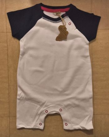 🐦 Combinaison bébé 12-18 mois en coton bio, neuve avec étiquettes.