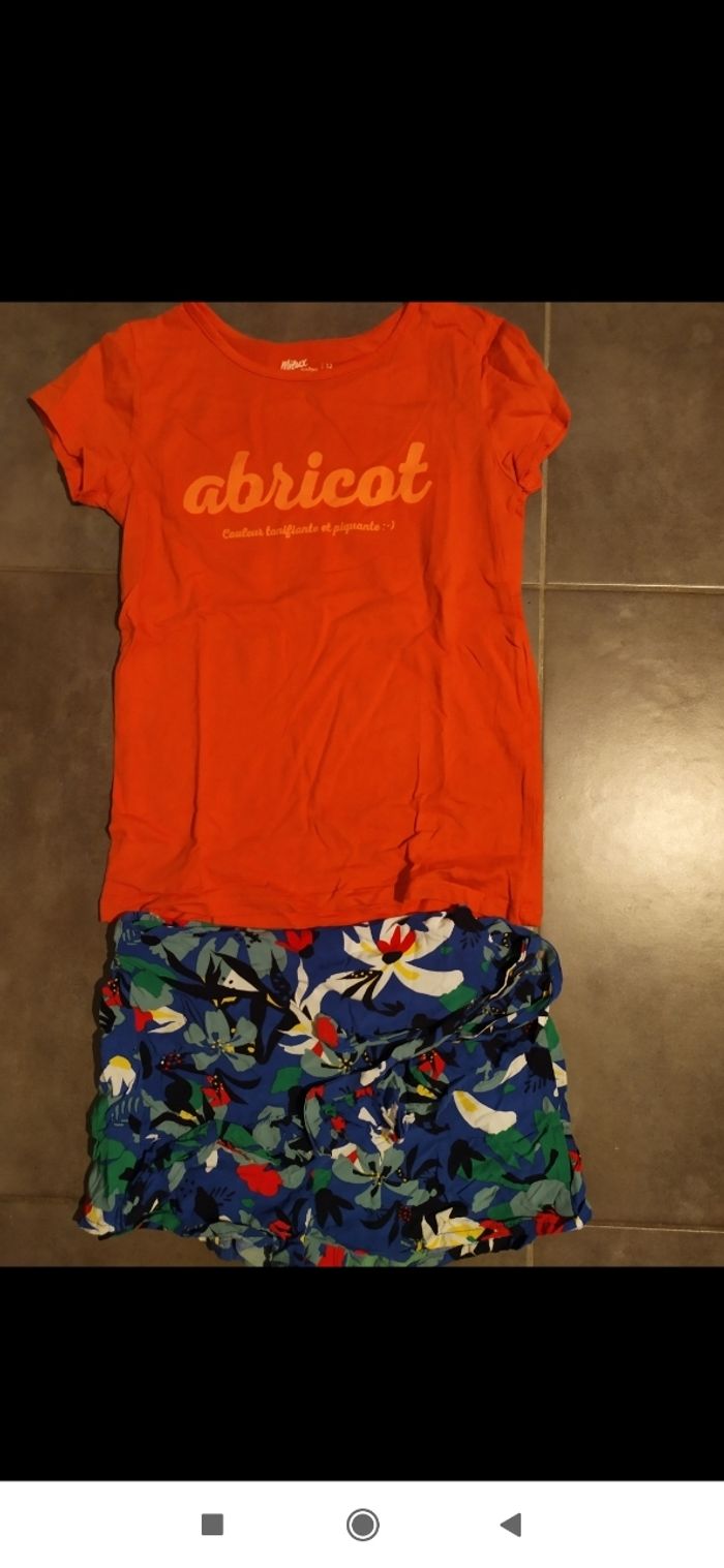 Ensemble jupe short en très bon état 12 ans - photo numéro 2