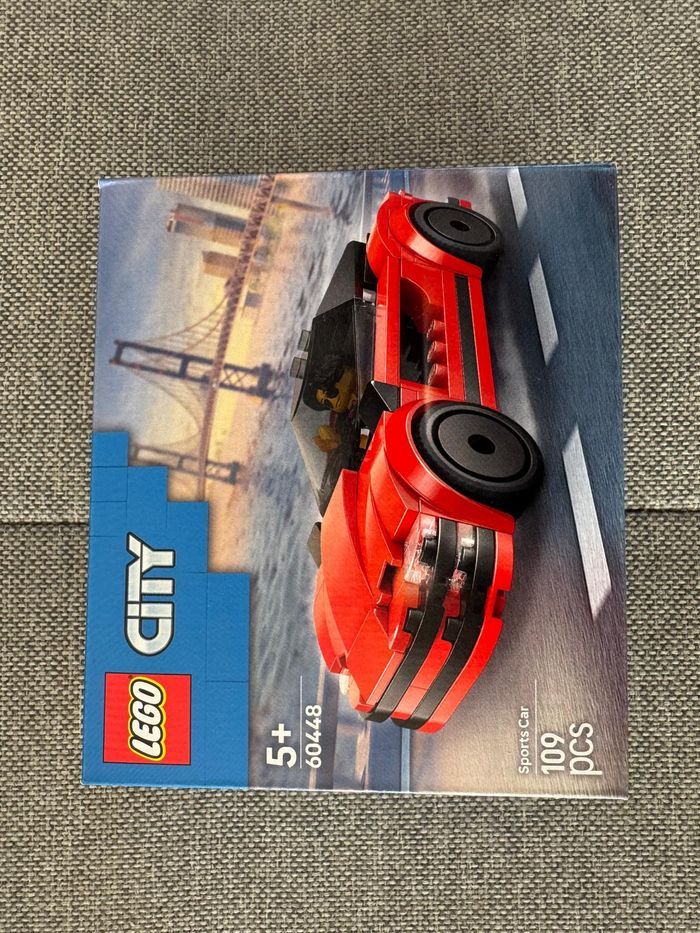 LEGO 60448 Voiture de sport rouge – City – Neuf, Scellée