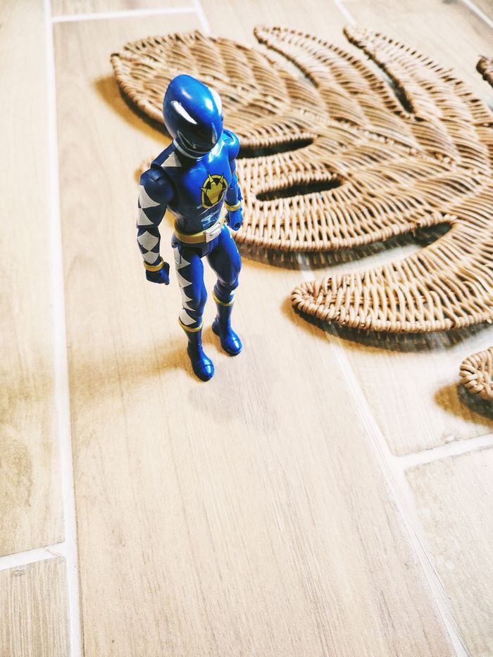 🙅 Power rangers dino thunder figurine du ranger bleu marque Hasbro - photo numéro 3