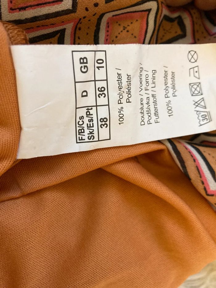 Robe longue orange taille 38 - photo numéro 5