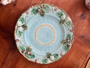 Assiette vintage majolique