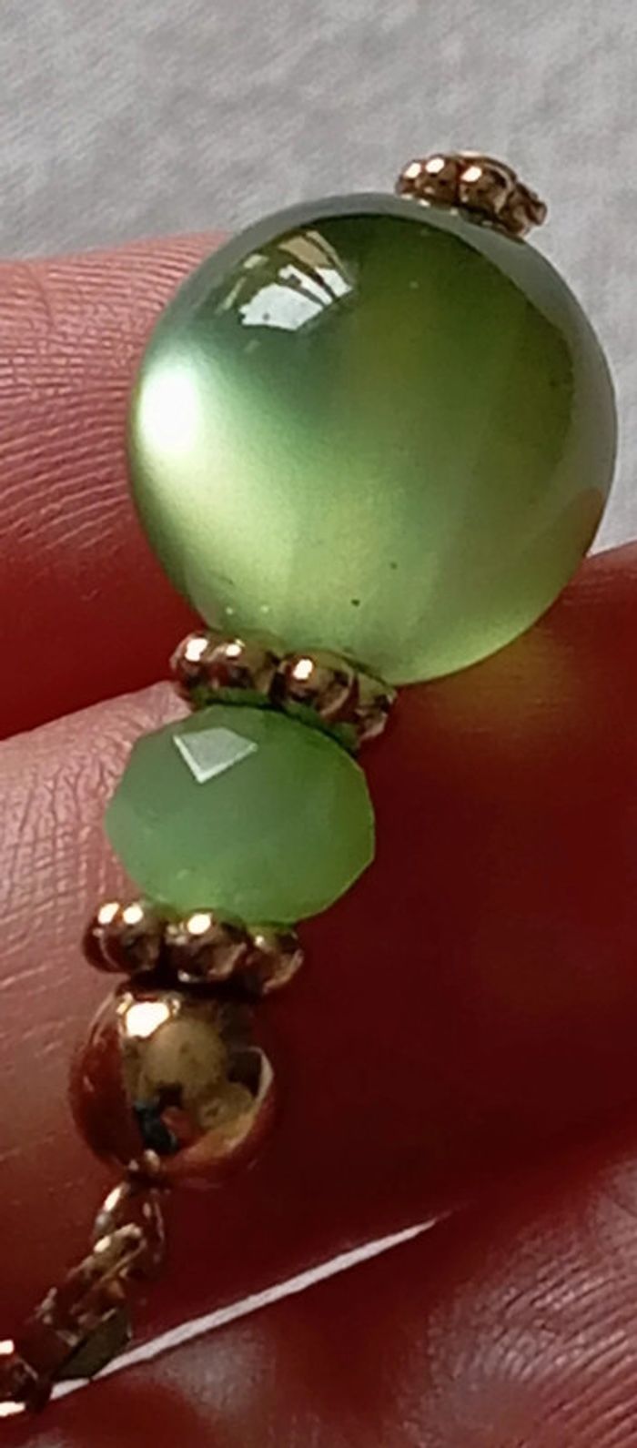 Jolies pendantes vertes - photo numéro 5