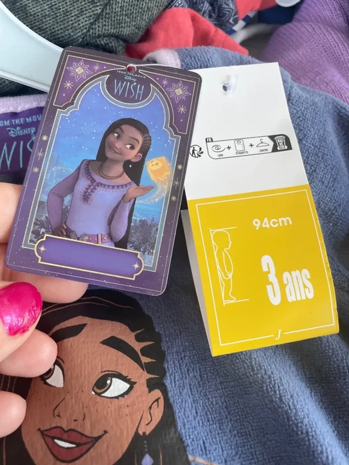 Pyjama, Disney, Wish, trois ans neuf - photo numéro 4