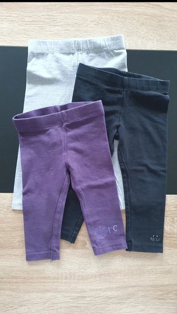 Lot de 3 leggings 12 mois