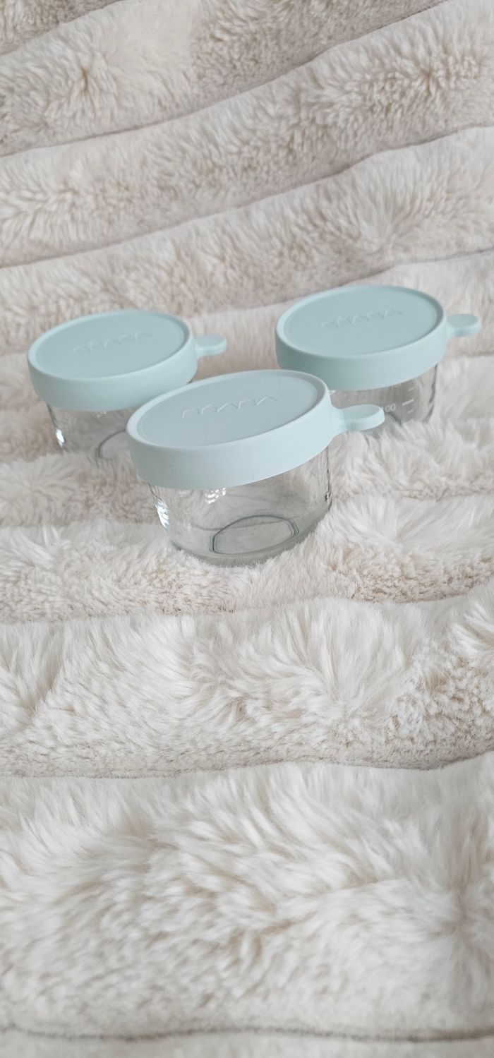 Lot de 3 pots en verre 150ml BEABA - photo numéro 2
