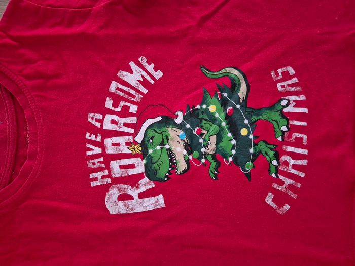👕 T-shirt rouge Noël - 3-4 ans - photo numéro 5