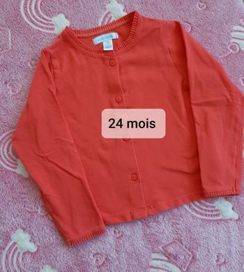 Gilet tee-shirt 24 mois