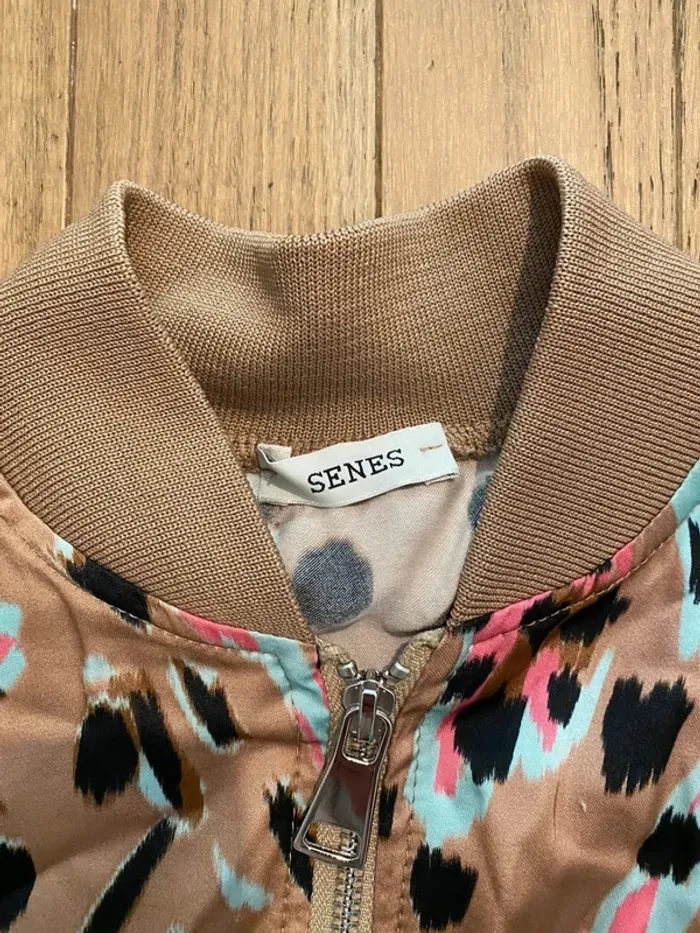 Veste légère motif animalier multicolor Senes taille XL - photo numéro 3