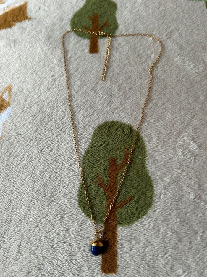 Boucles d’oreilles et collier pomme de pain - photo numéro 8