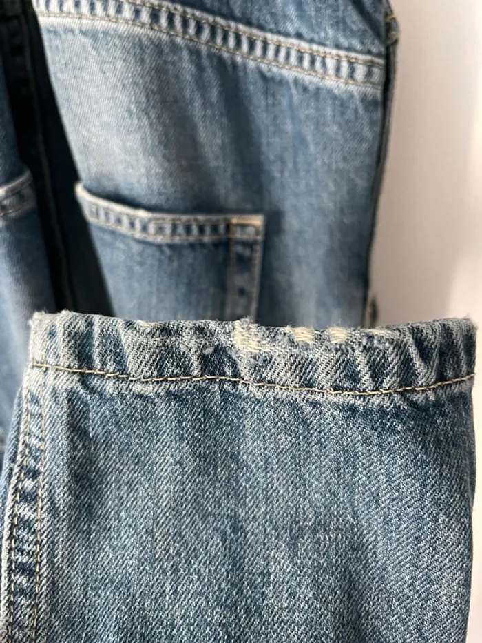 Superbe salopette longue en jean denim 100% coton Pépé Jeans London taille XS - photo numéro 11