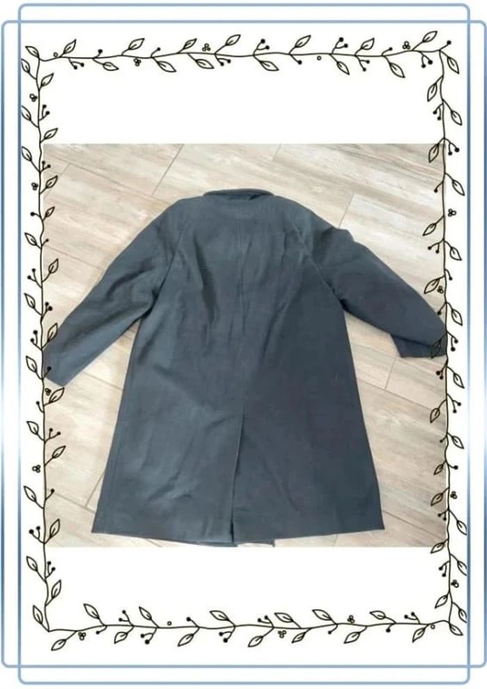Long manteau noir Bugatti, très bon état , taille 54 - photo numéro 3