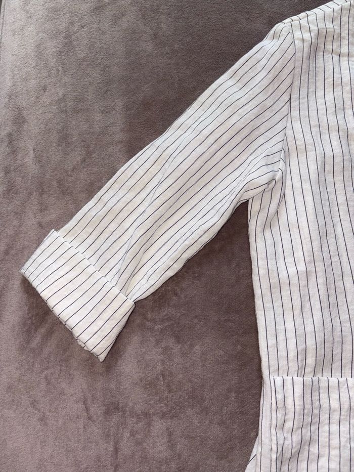 Blazer long Monki taille XS blanc en très bon état - photo numéro 6