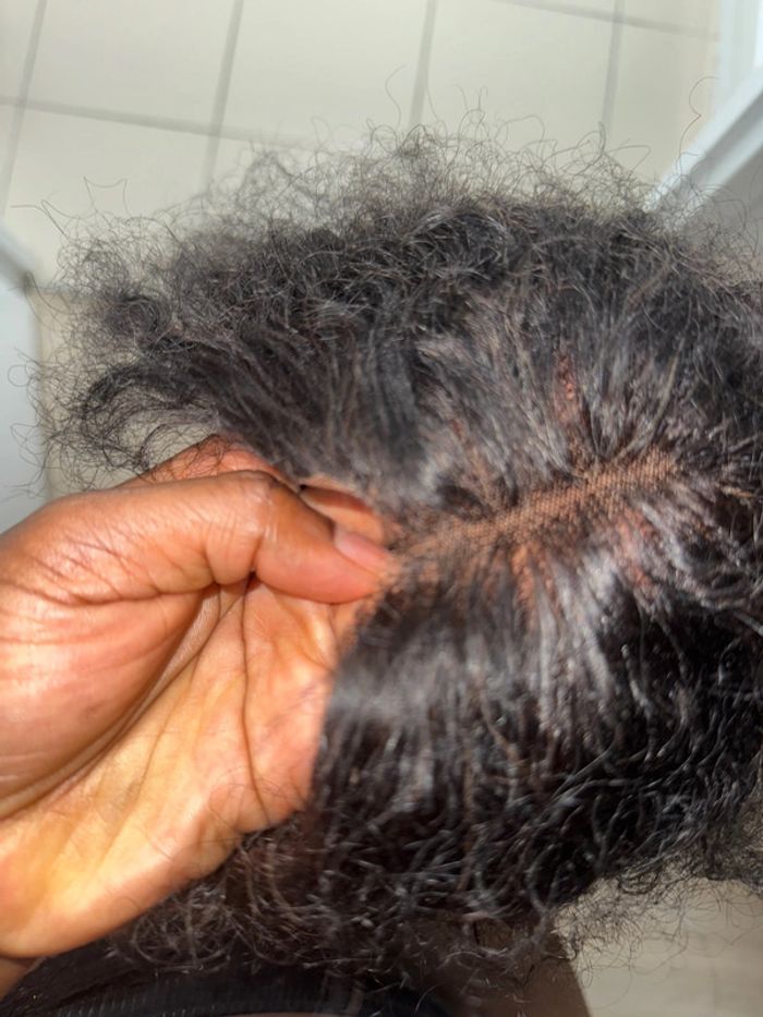 Perruque cheveux Kinky long taille 18 naturelle - photo numéro 3