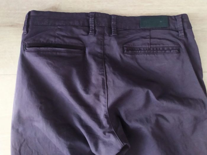 Chino homme violet prune taille 42 Izac - photo numéro 5