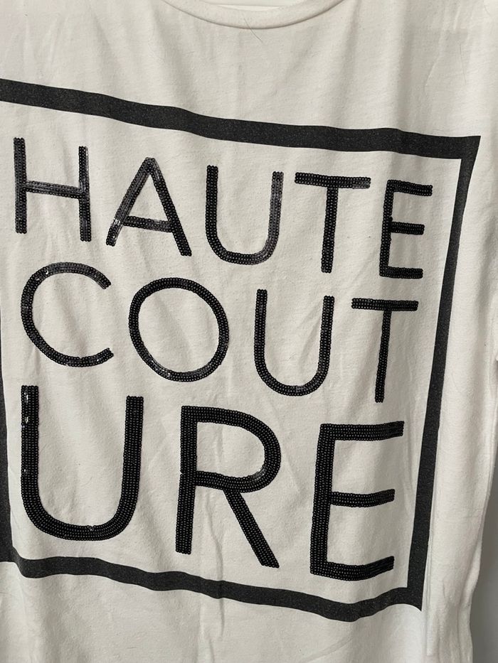 T-shirt blanc et noir femme / Pimkie - photo numéro 2