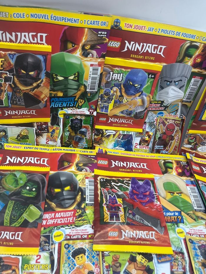 Lot de 6 livres D’activités Magazines Lego Ninjago Avec leurs figurines Neuf - photo numéro 4