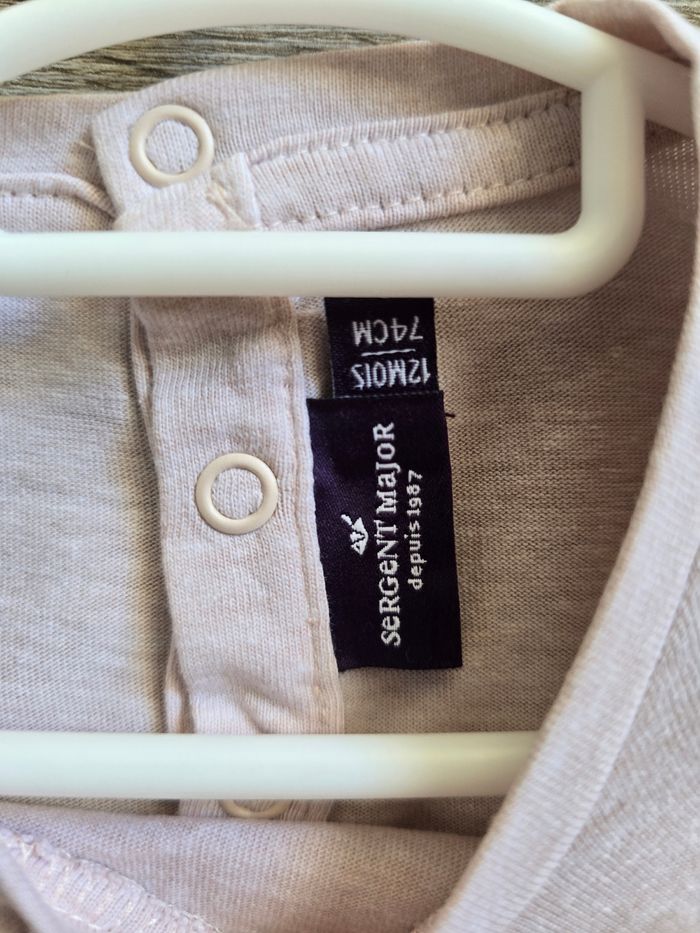 Vêtement Bébé Fille - T-shirt ML - Sergent Major - 12 mois 74 cm - photo numéro 5