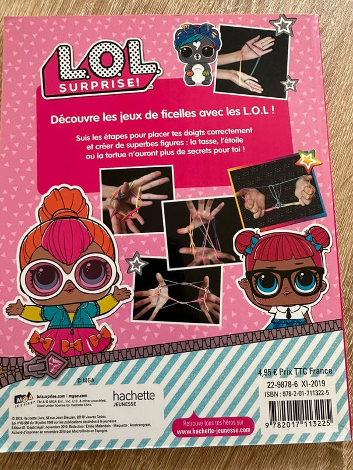 Livre LOL mes jeux de ficelles - photo numéro 3