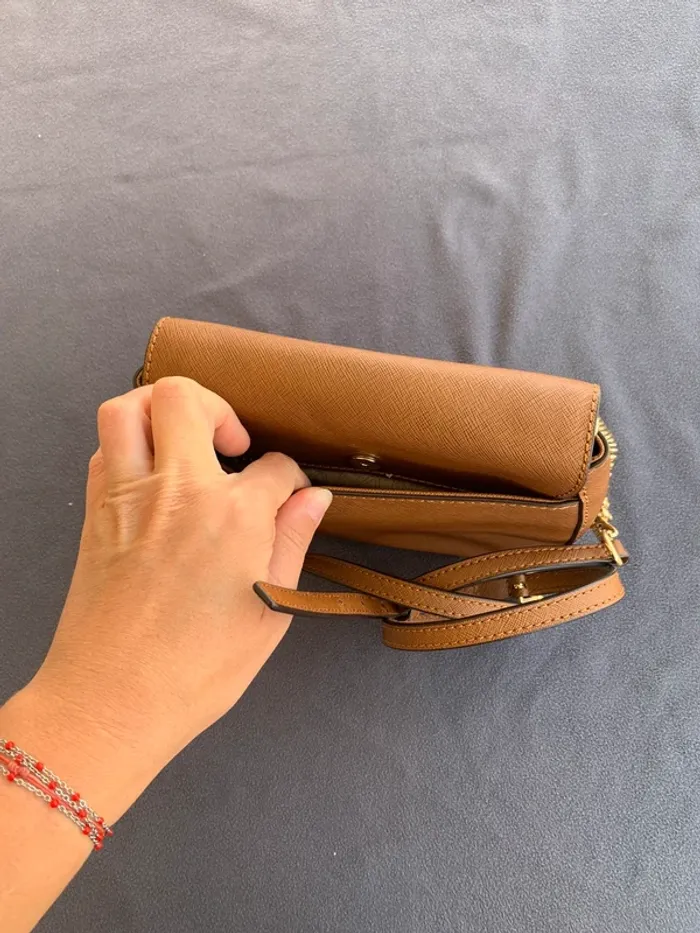 Sac en bandoulière Michael Kors marron - photo numéro 13
