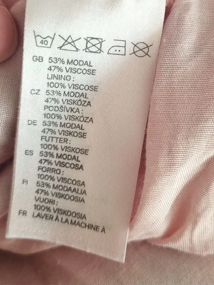 Belle robe fleurie sans manche H&M doublée S/36 - photo numéro 8