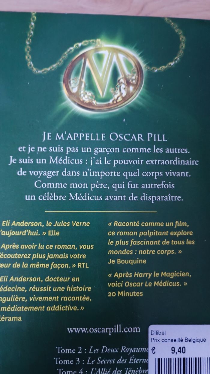 Oscar Pill tome 1 de Eli Anderson - photo numéro 3
