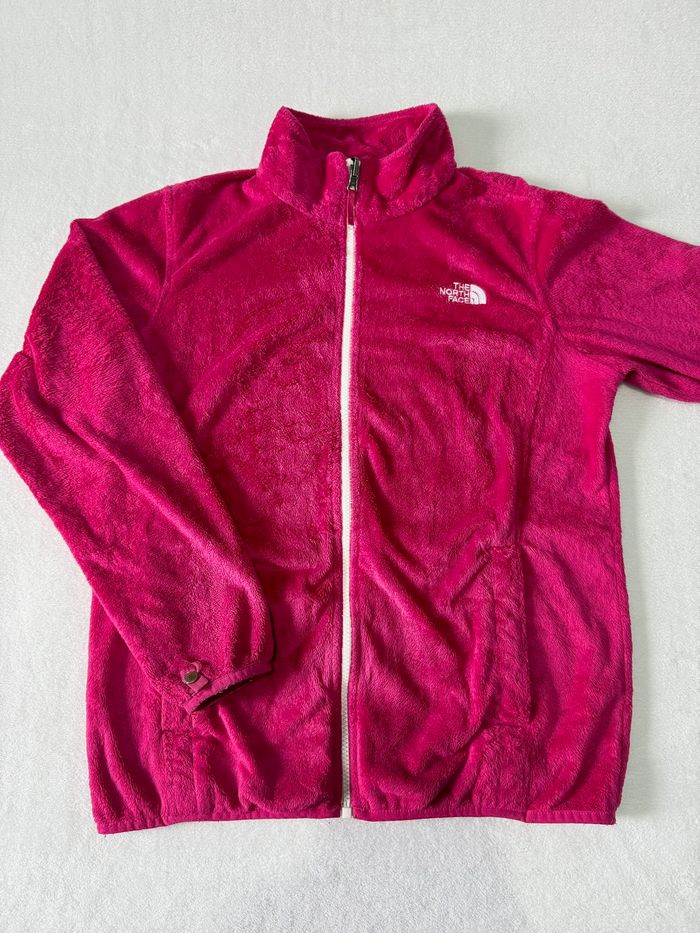 Veste polaire moumoute rose the north face pour fille / femme taille XL enfant - photo numéro 2