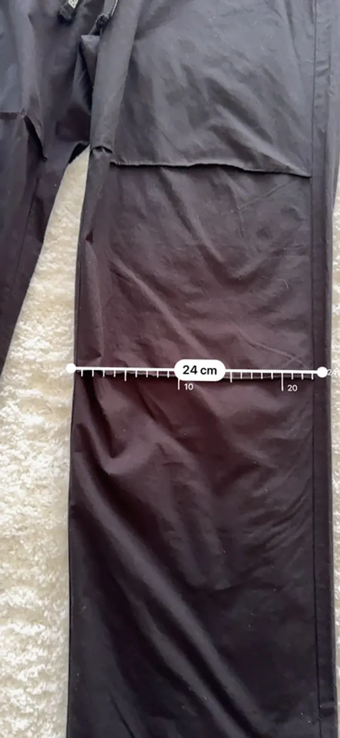 Pantalon Parachute BZB - Noir - Coupe Large - Taille 36 / S - Neuf - Valeur 20€ - photo numéro 10