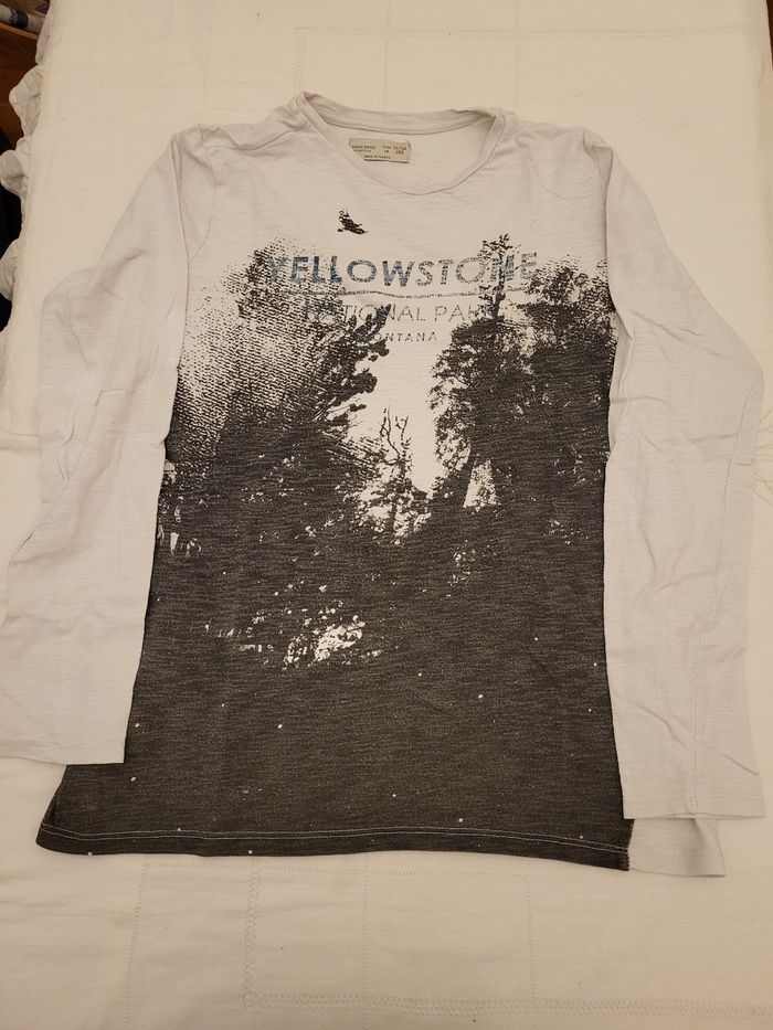 1 tee-shirt manche longue garçon 12 ans - photo numéro 1