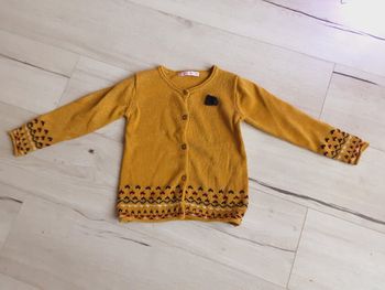 Vêtement fille gilet brillant Gémo 4 ans