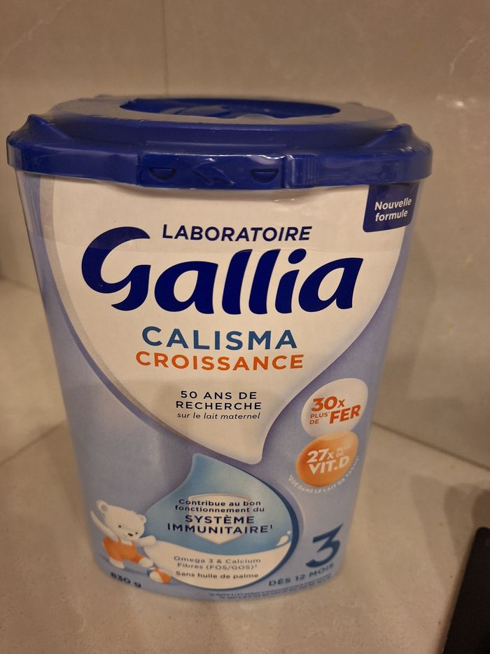 Lait Gallia Calisma croissance système immunitaire neuf