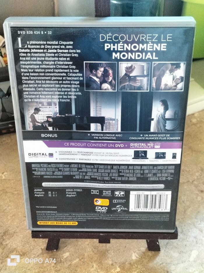 DVD 🖤 Cinquante nuances de Grey - photo numéro 2