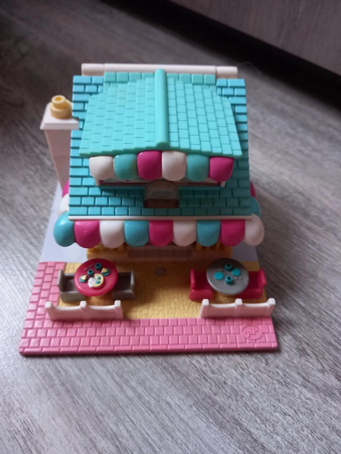 polly pocket restaurant pizza avec personnage - photo numéro 3