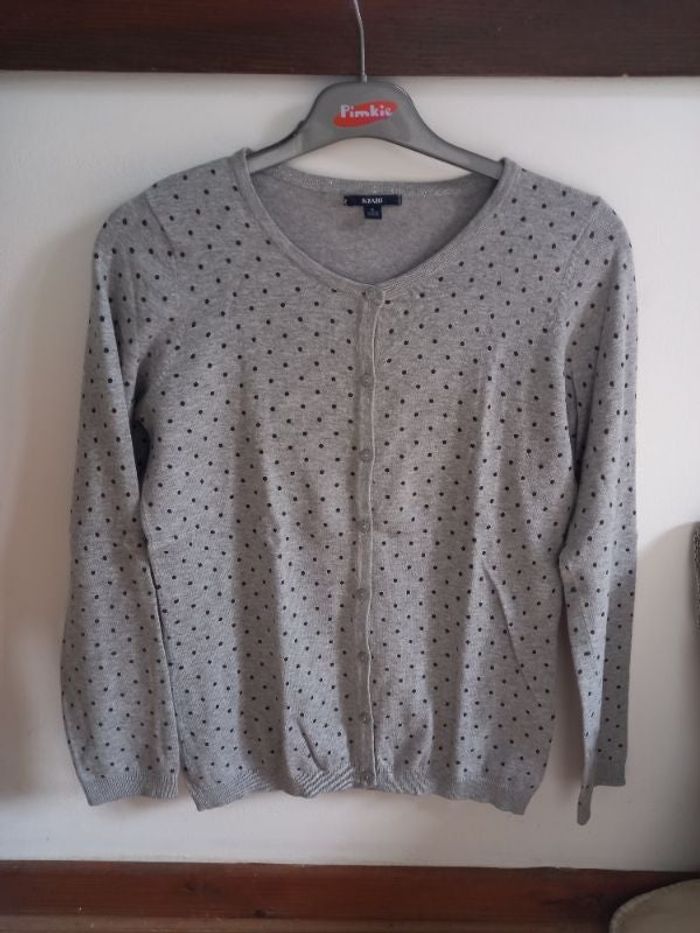 Gilet à pois