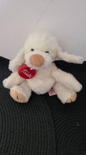 Doudou peluche Lapin blanc Trudi