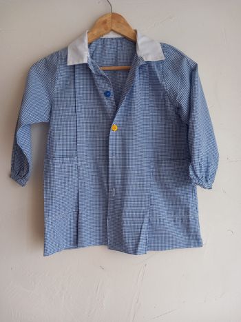 Tablier bleu garçon 5 ans