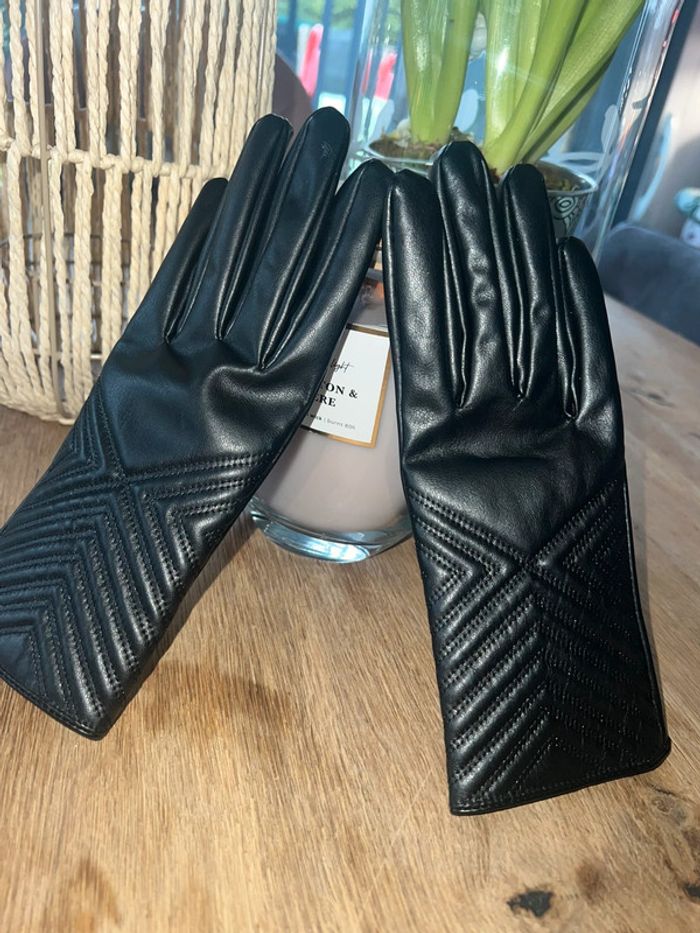 Gants cuir Zara 🌸